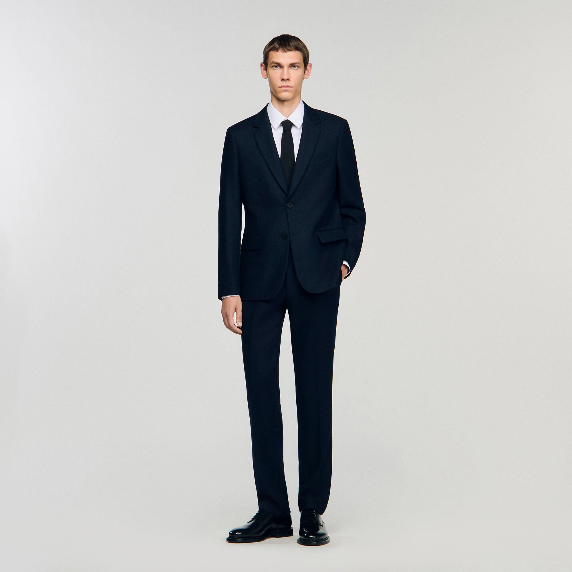 Virgin wool suit jacket