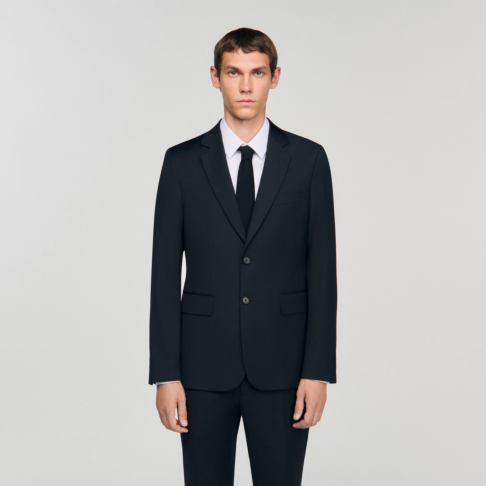 Wool suit jacket