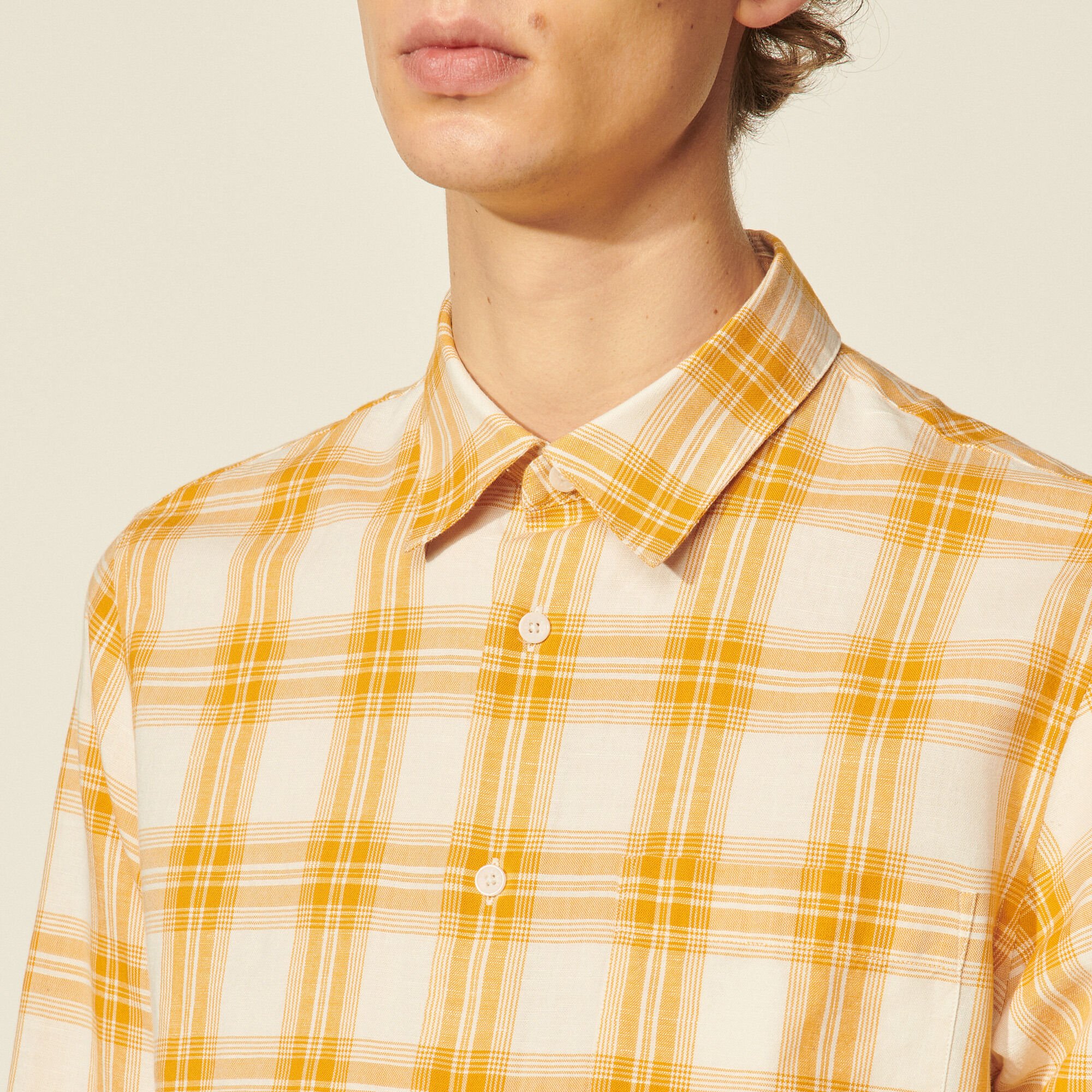Checked cotton shirt