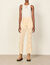 Pointelle knit trousers