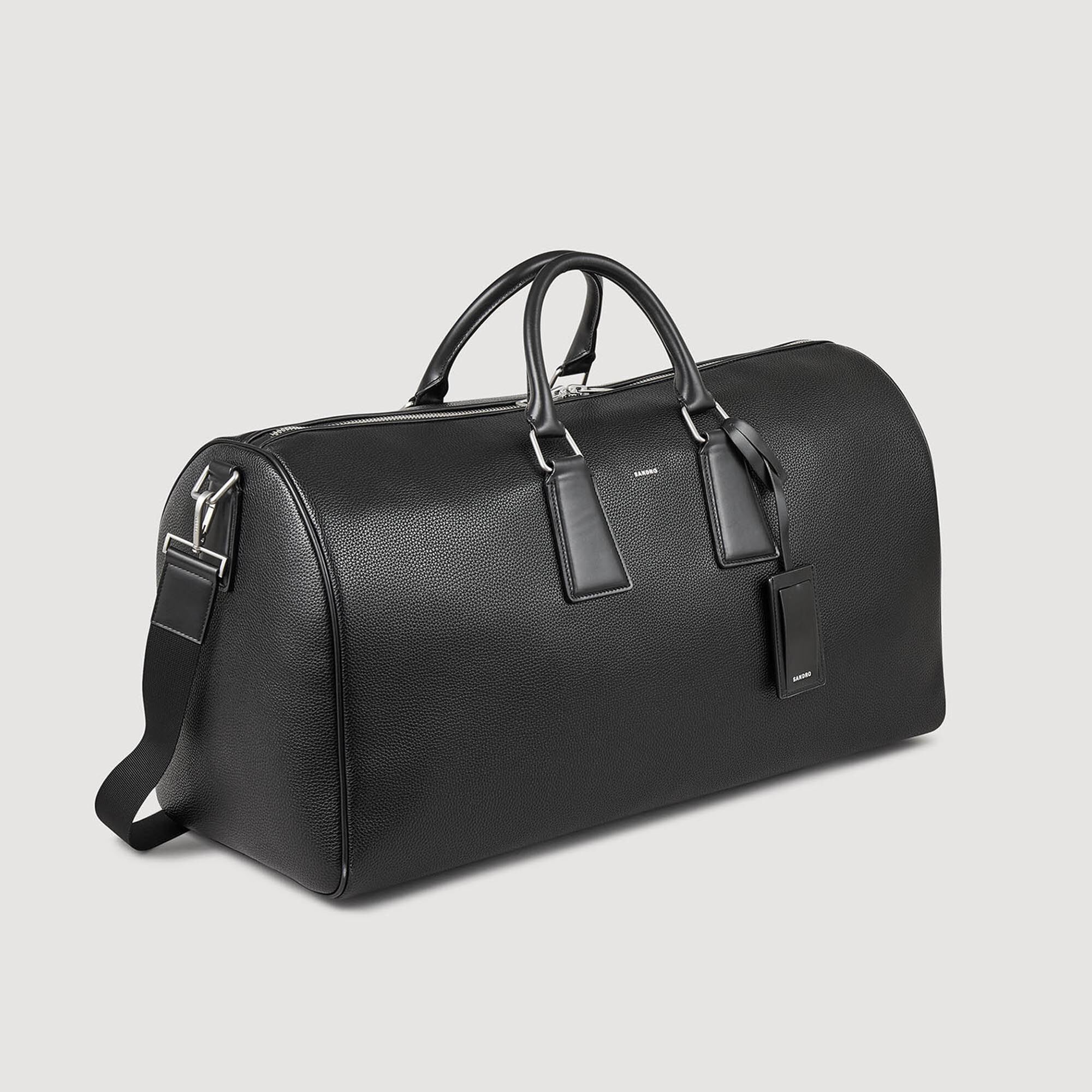 Weekend bag black gray for Men Sandro Paris