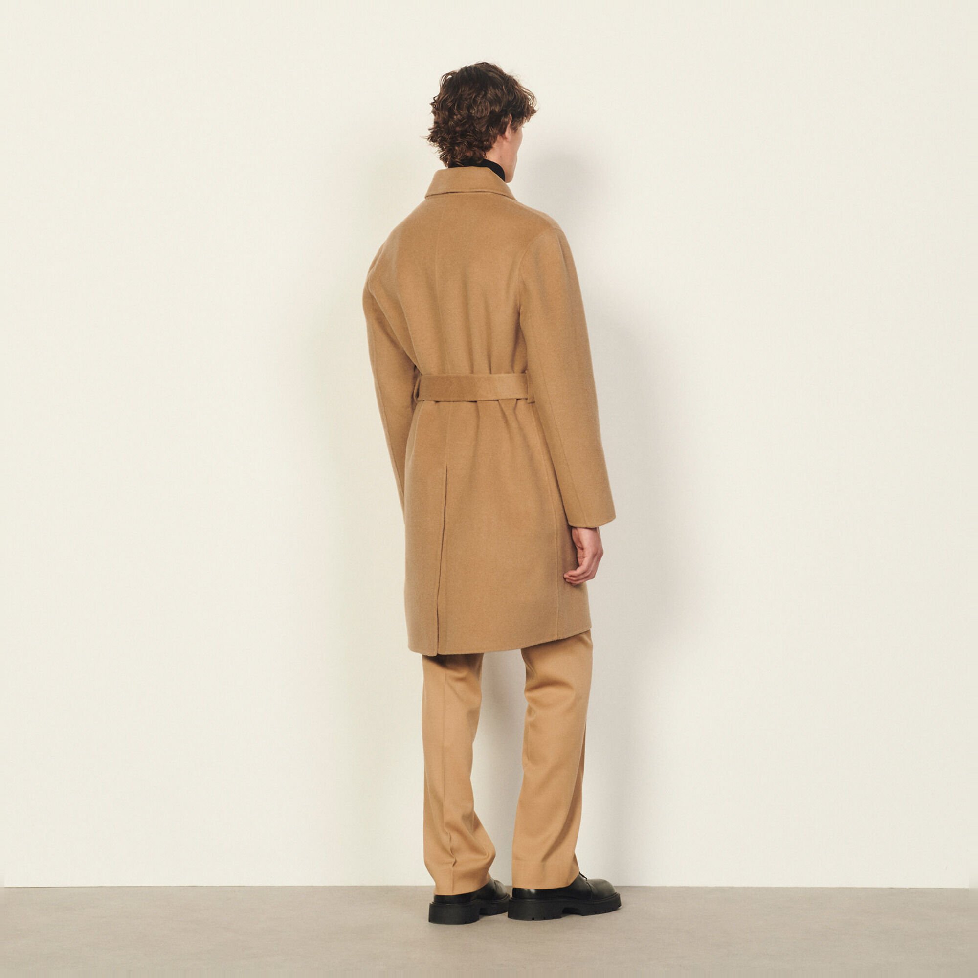 Double faced wool coat