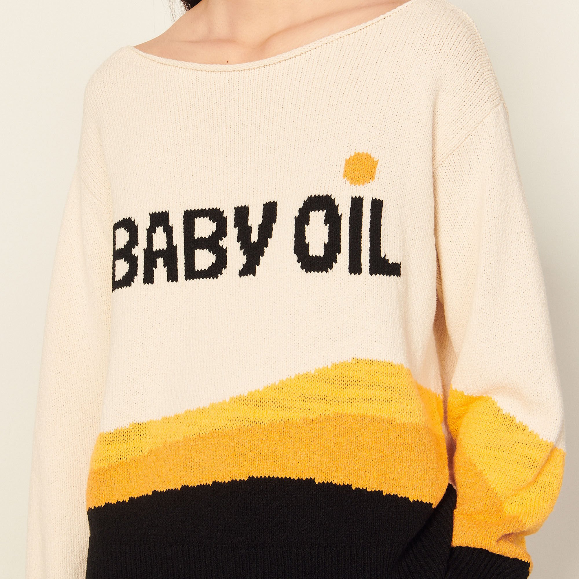 Graphic sweater