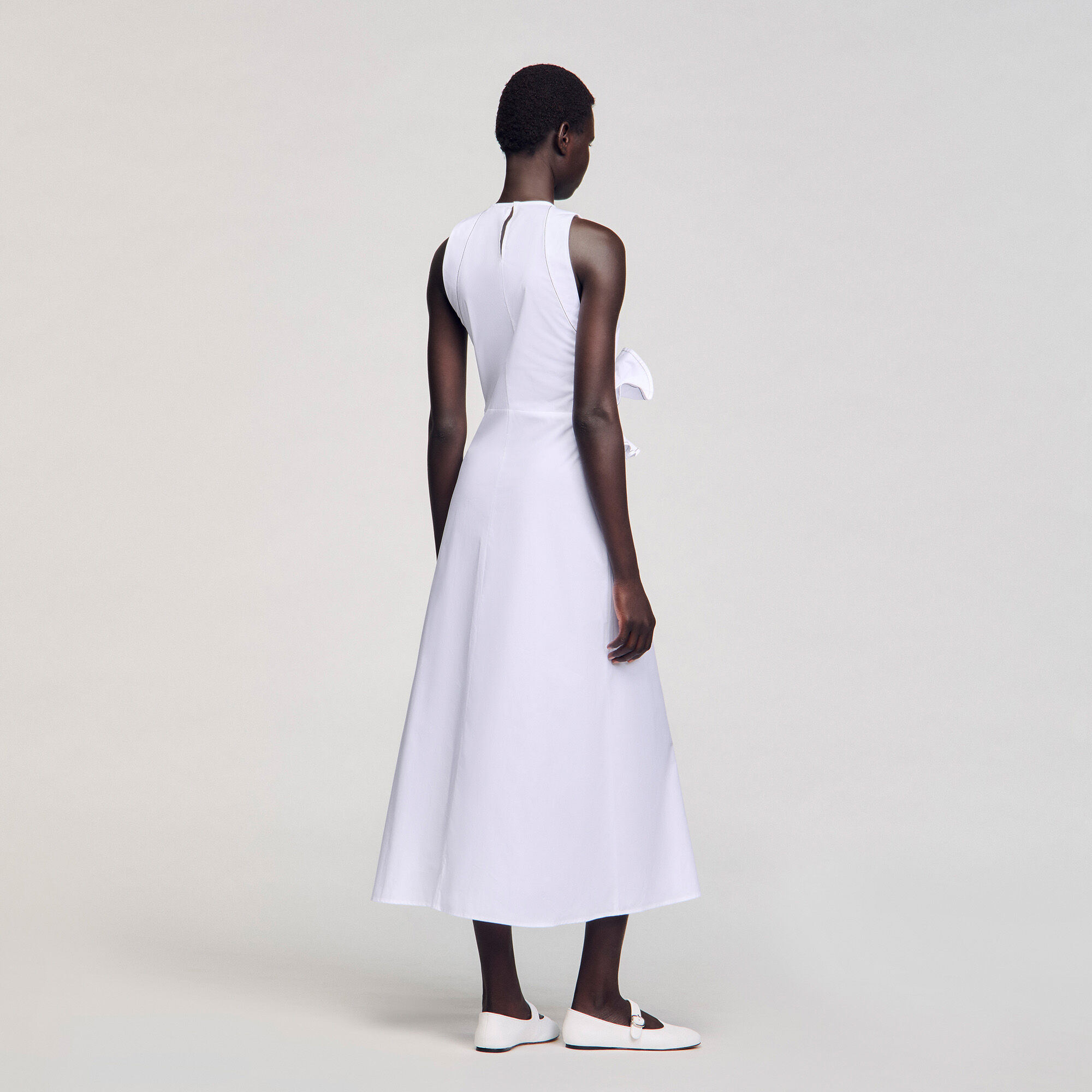 Ruffled maxi dress