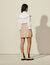 Short checked skirt