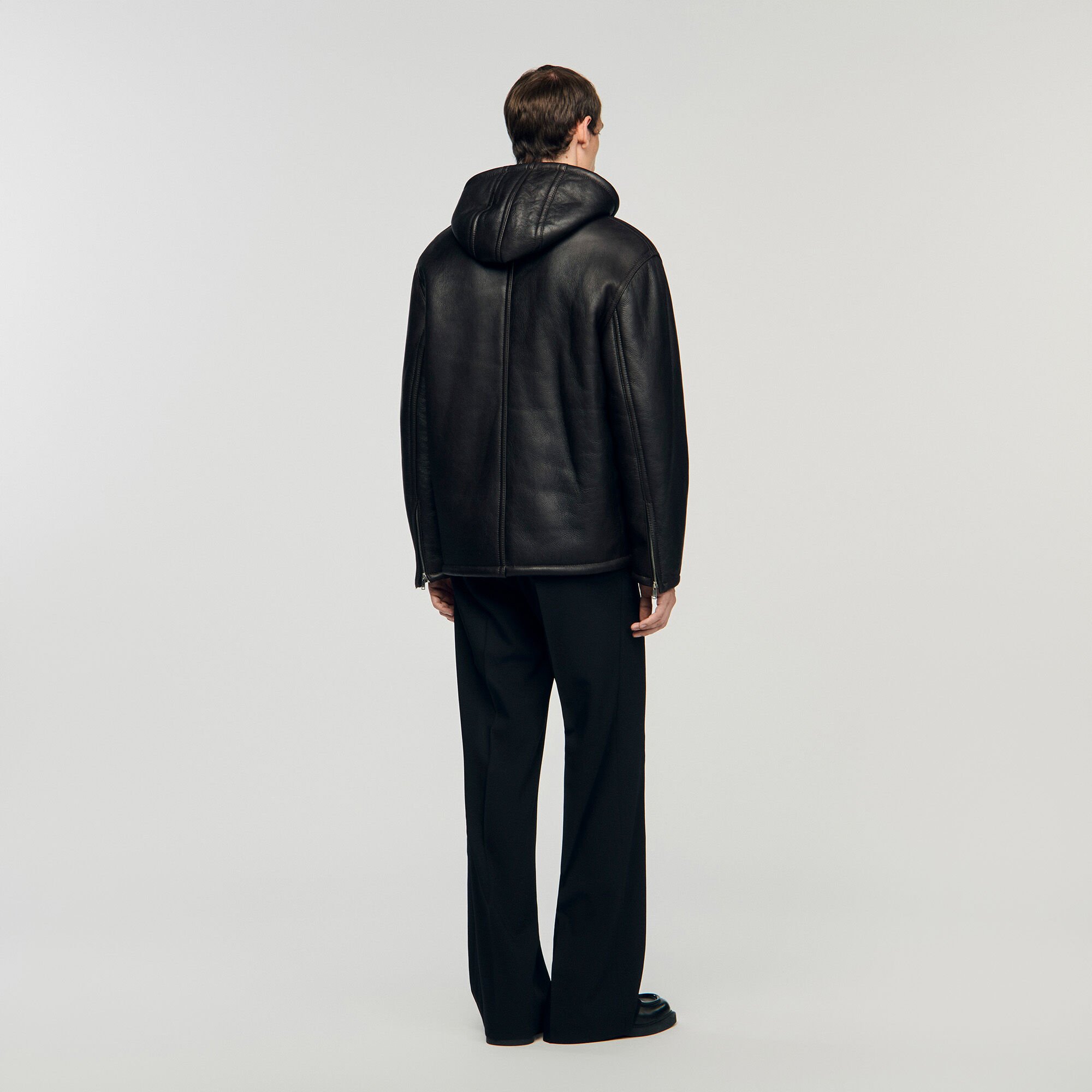 Shearling leather jacket