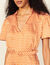 Ruffled dress with small heart print