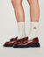 Ribbed knit socks