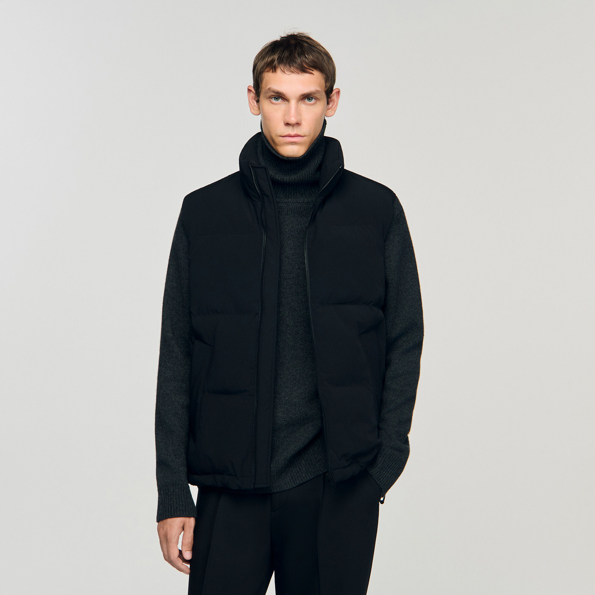 Sleeveless technical puffer