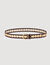 Leather belt with eyelets