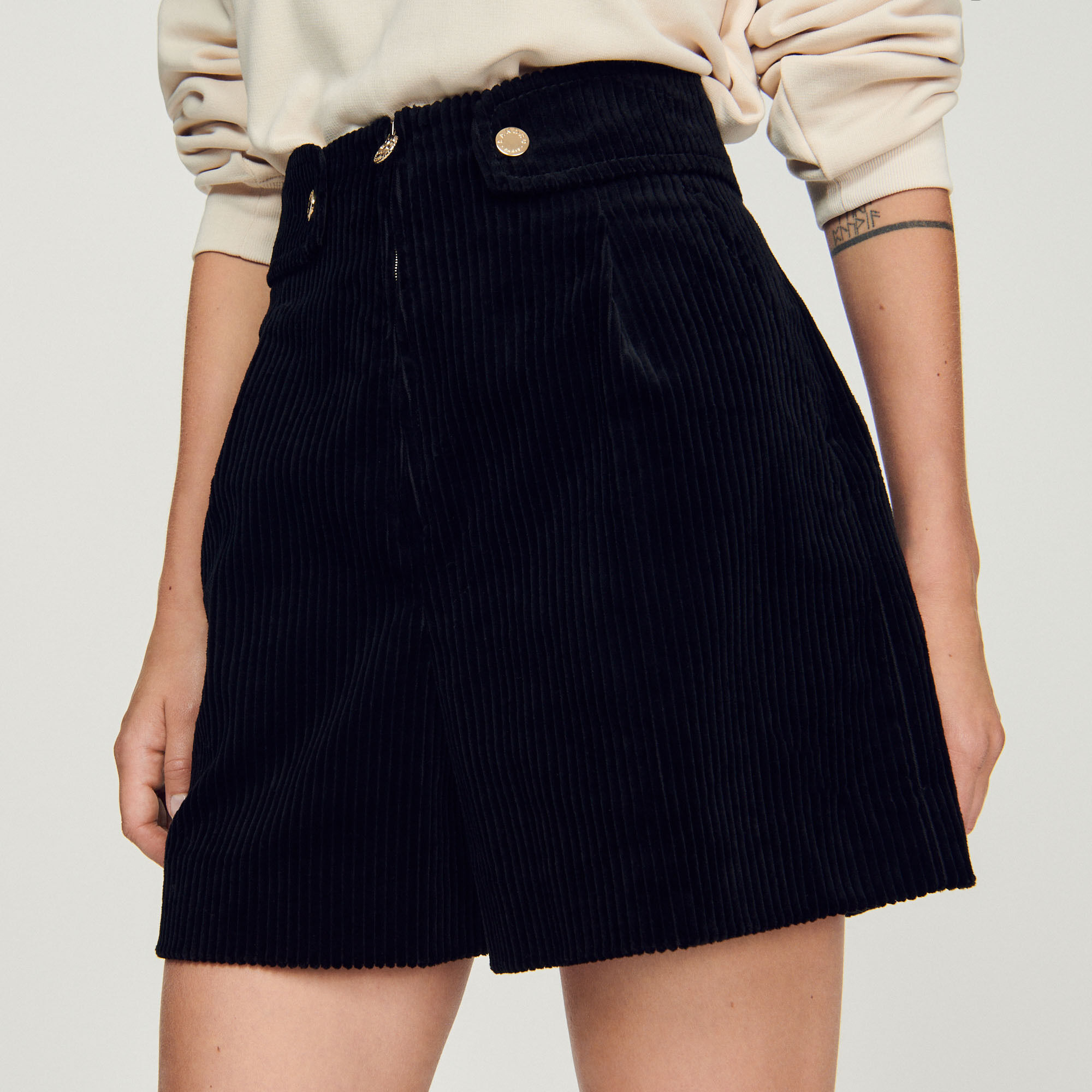 Corduroy shorts
