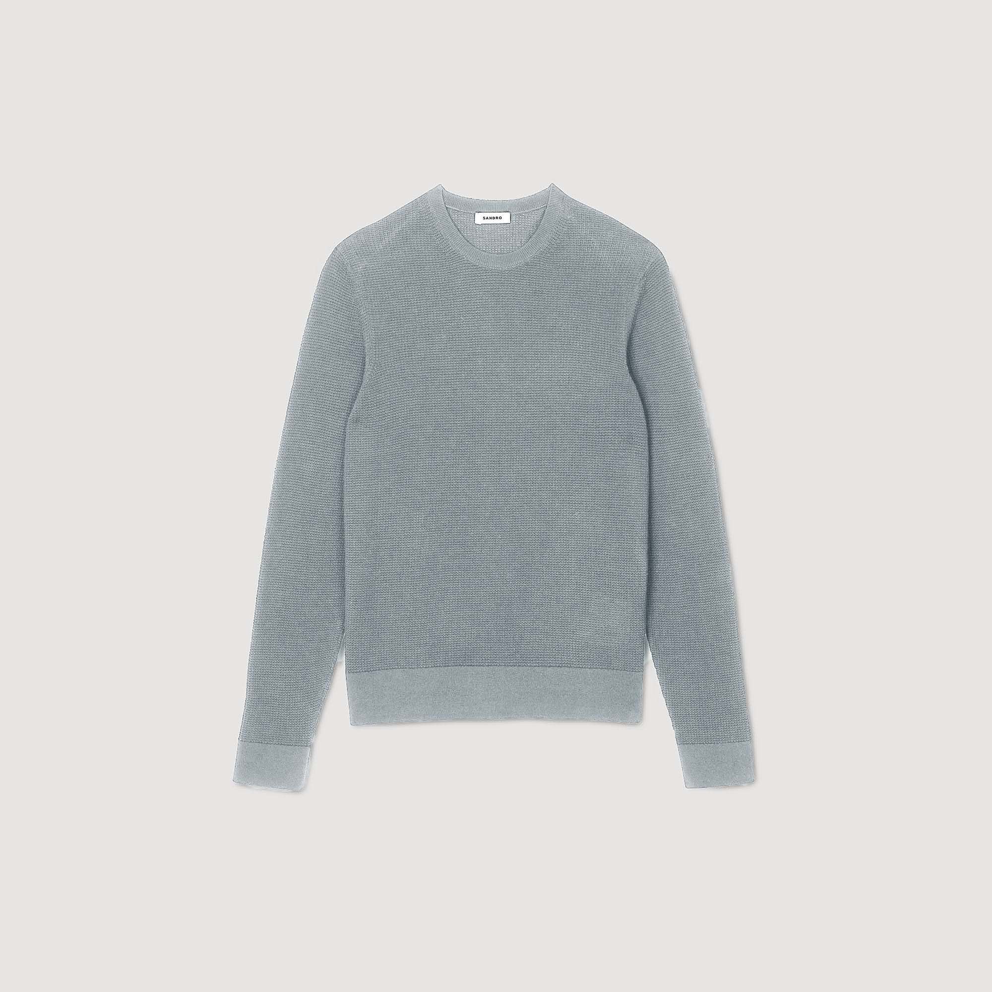 Textured knit jumper