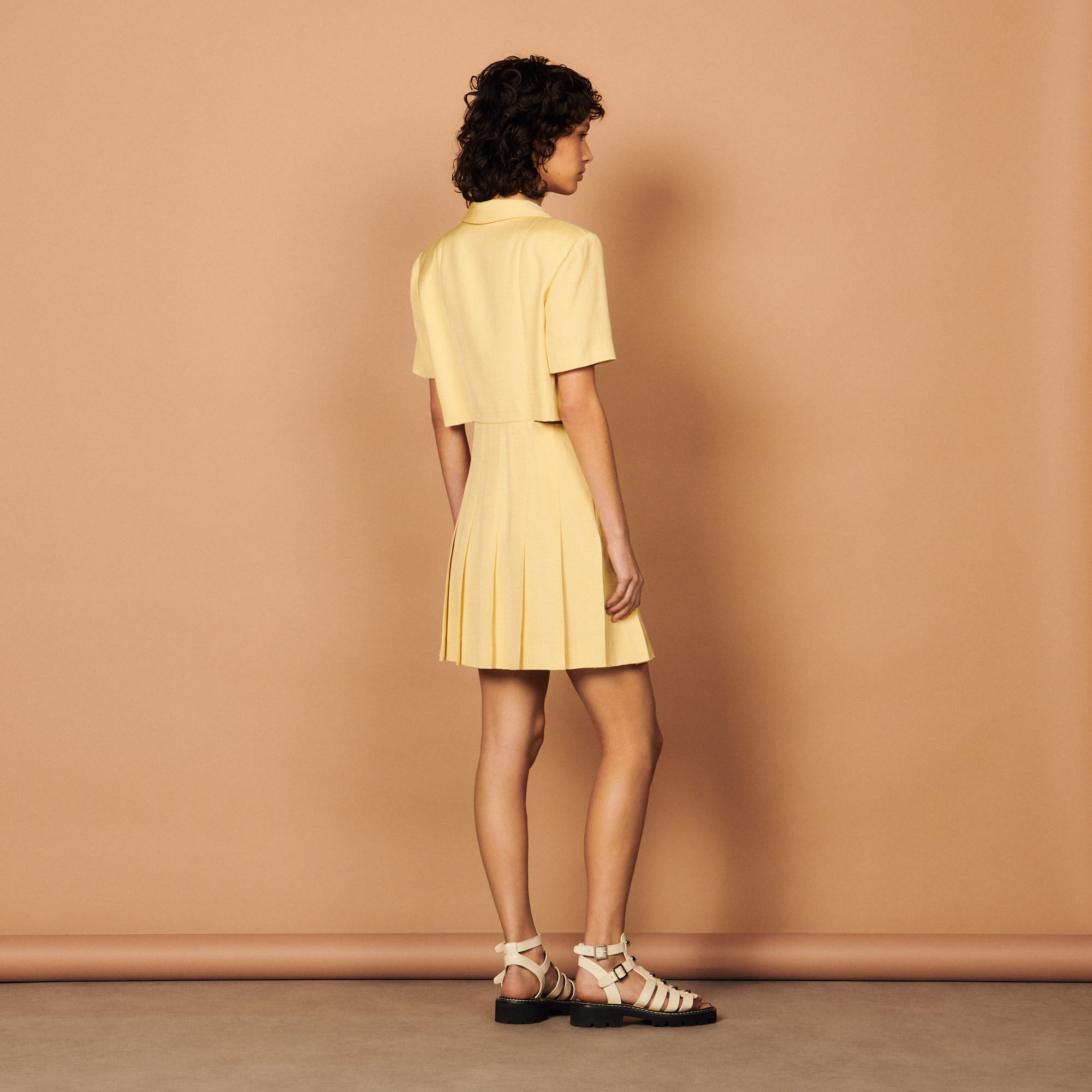 Sandro yellow dress 2025