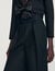 Wide-leg elastic waist trousers