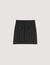 Short skirt with stitched pleats
