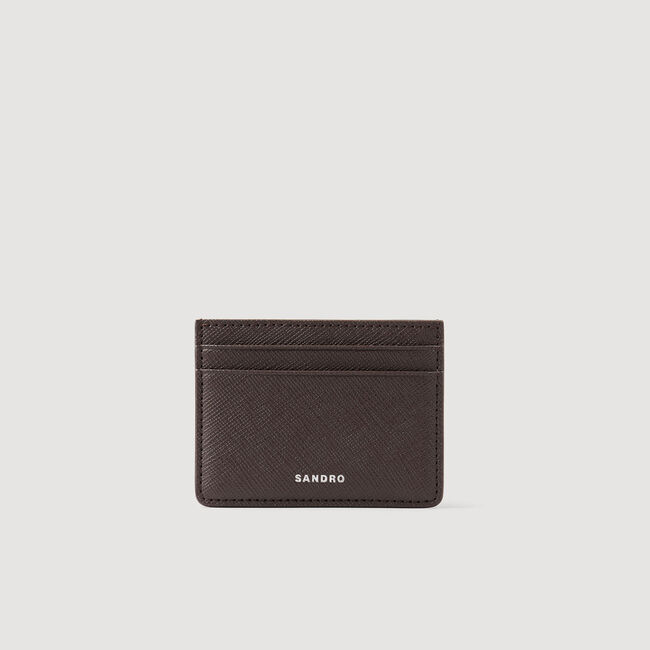 Reconstituted leather cardholder