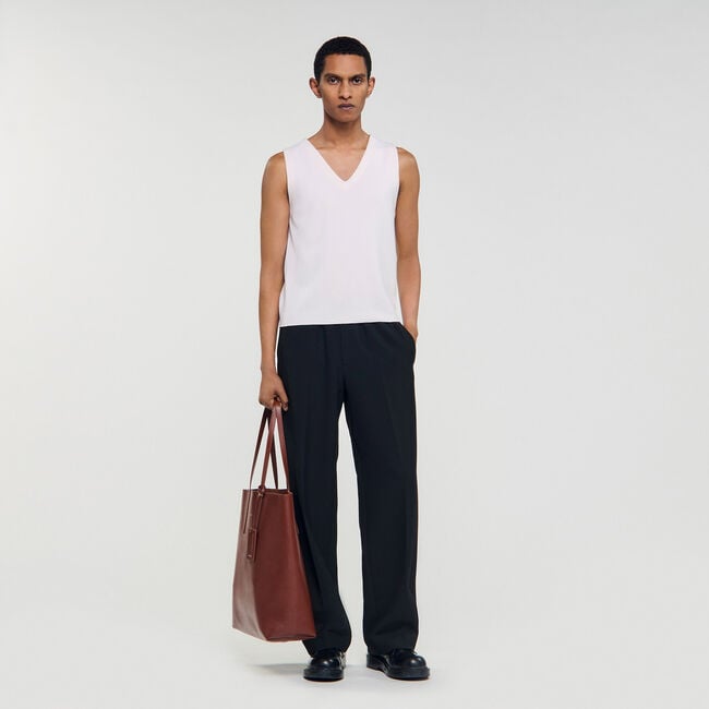 Wool vest top
