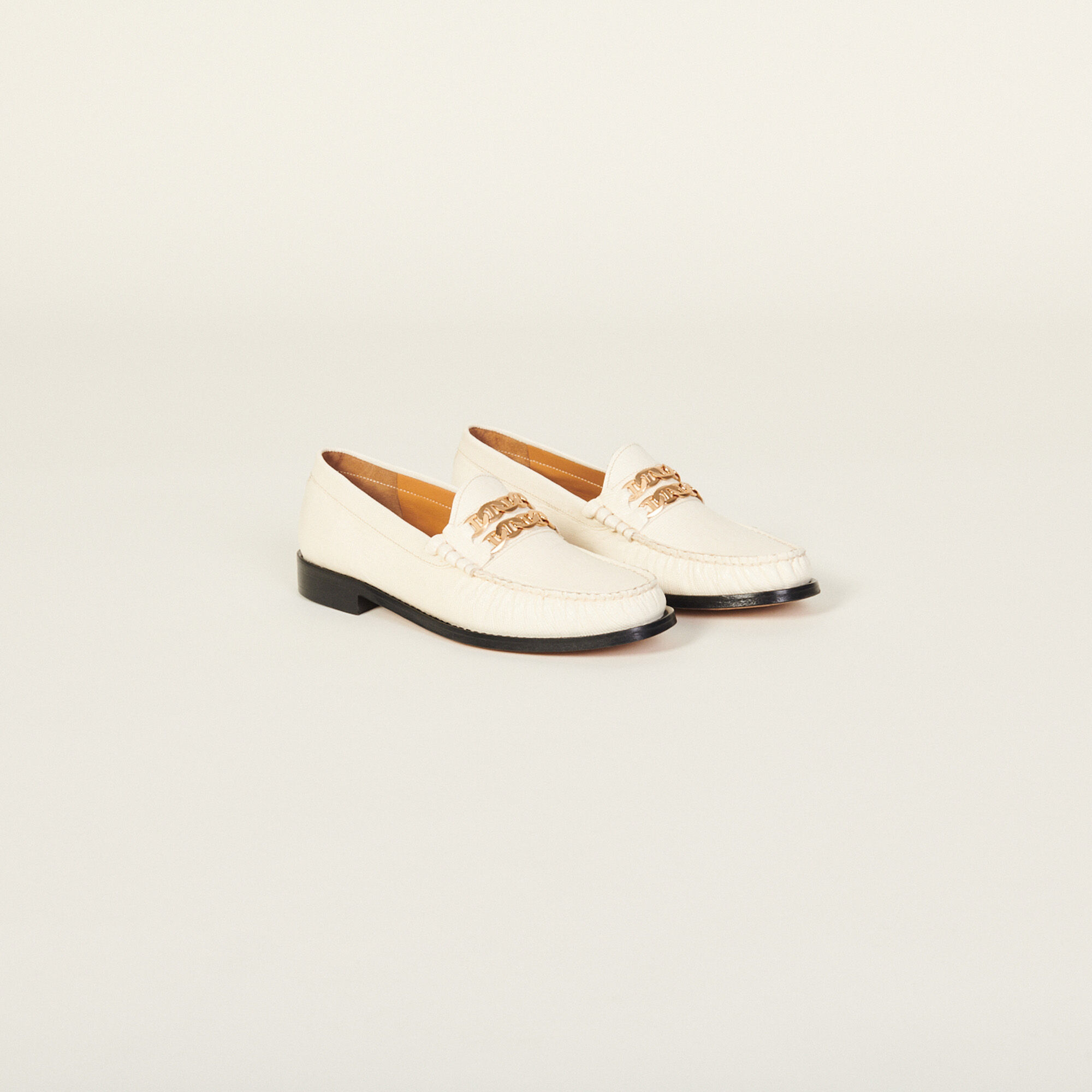Leather loafers