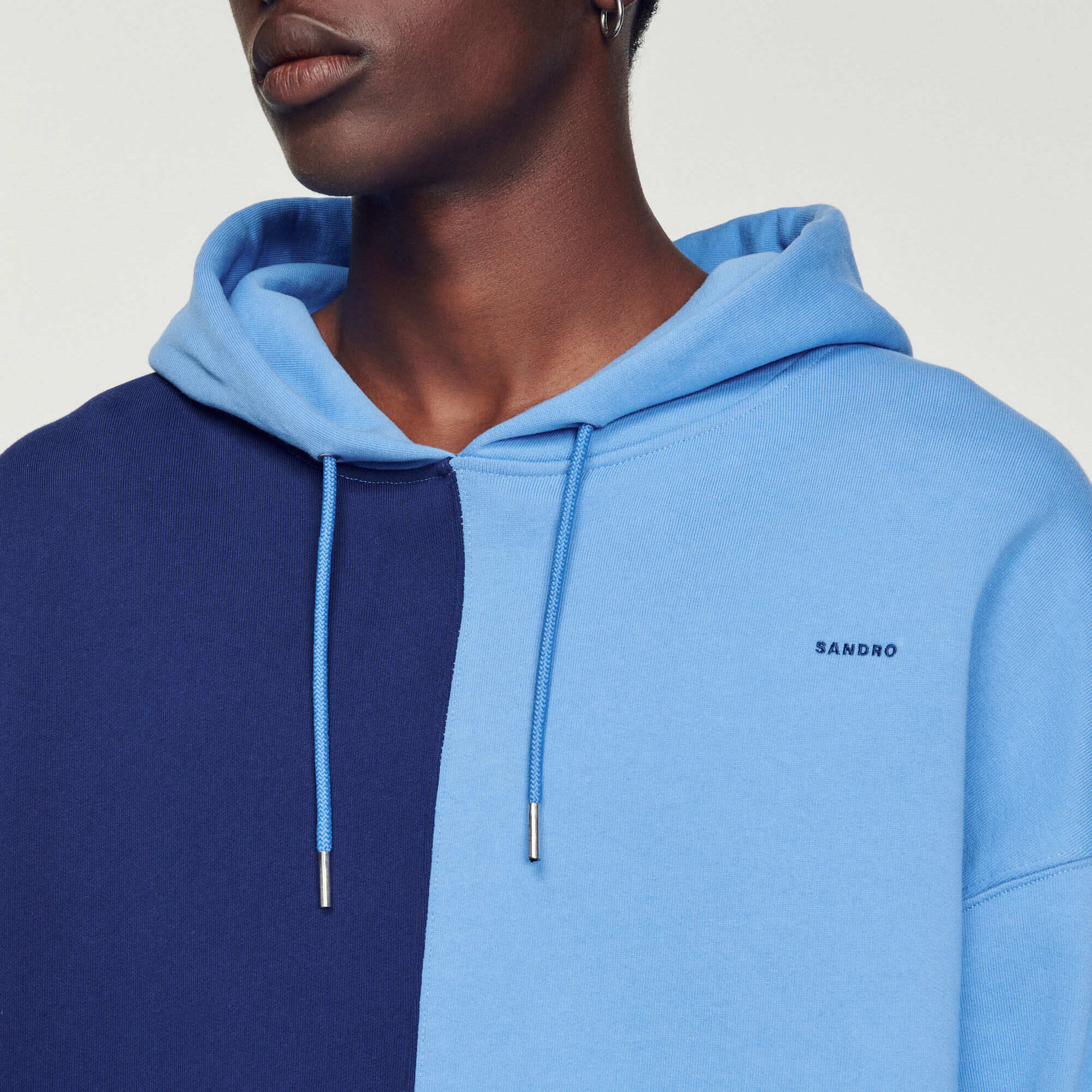 Oversized fleece hoodie