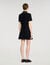 Short buttoned tweed dress