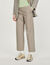 High-waisted tailored trousers