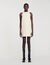 Dress with jewellery collar