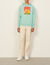 Cotton hoodie with artwork