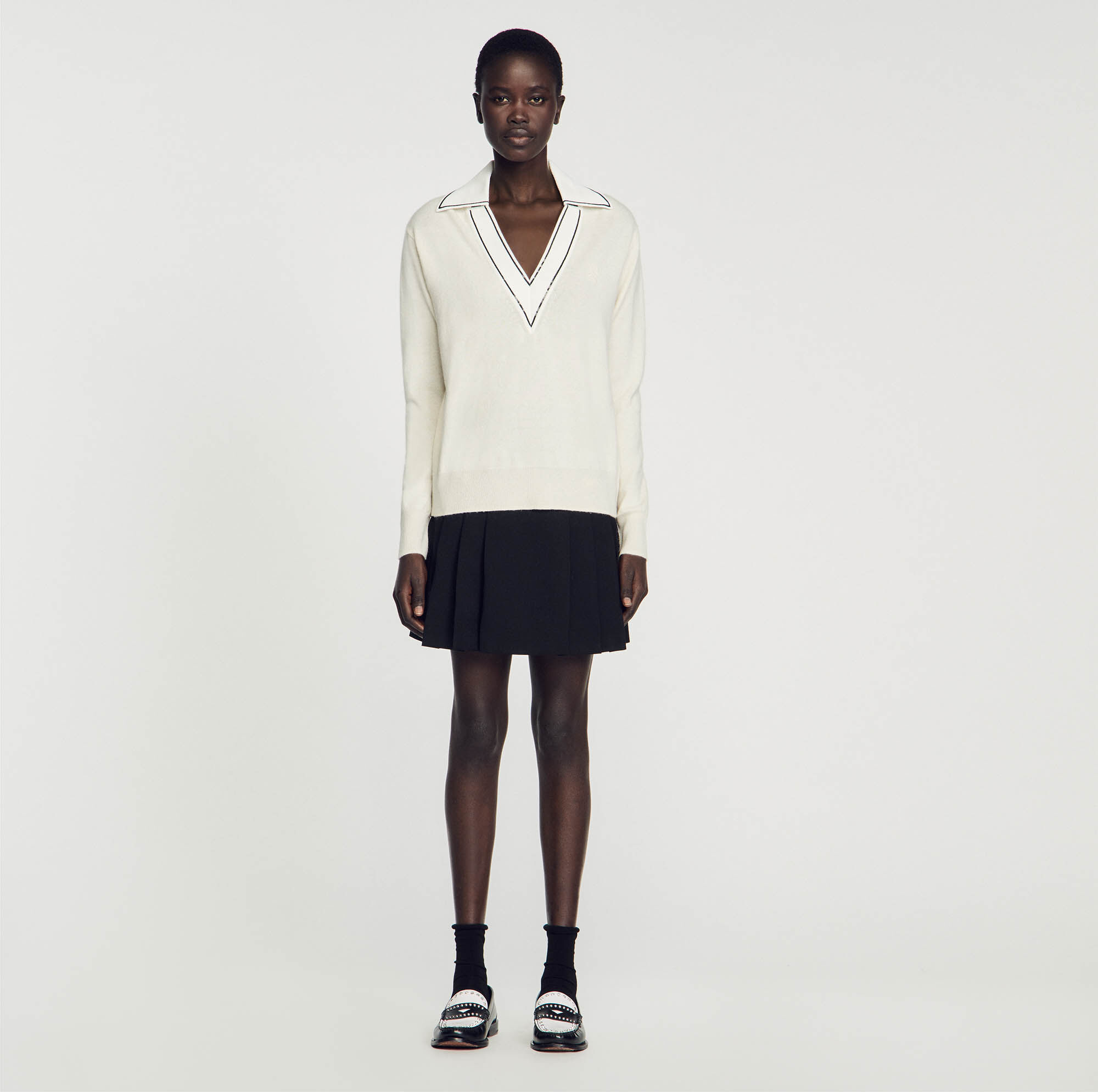 Sandro polo style sweater on sale