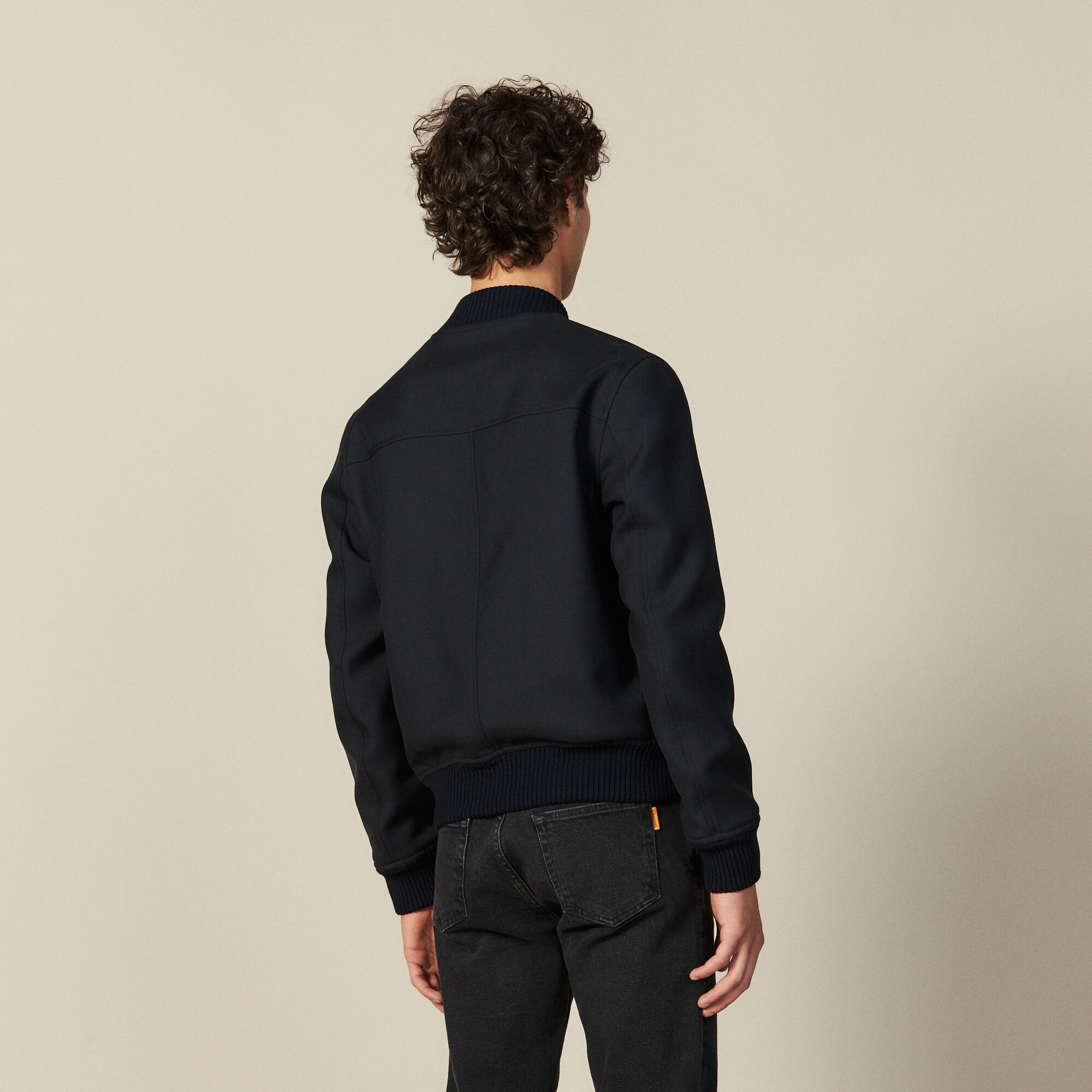 Sandro bomber jacket mens store