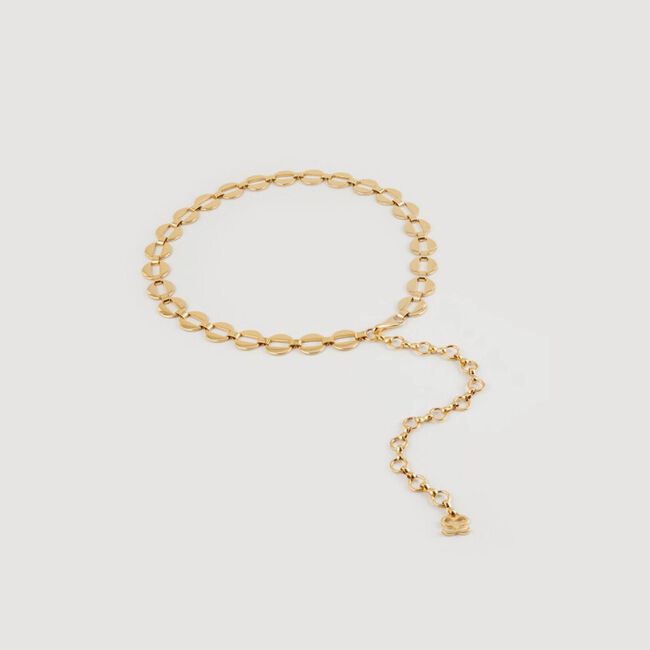 Embellished chain belt