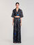 Spiral-motif silk shirt