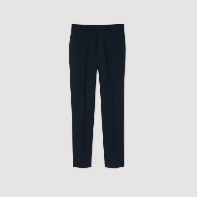 Wool suit trousers
