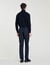 Elasticated straight-leg trousers