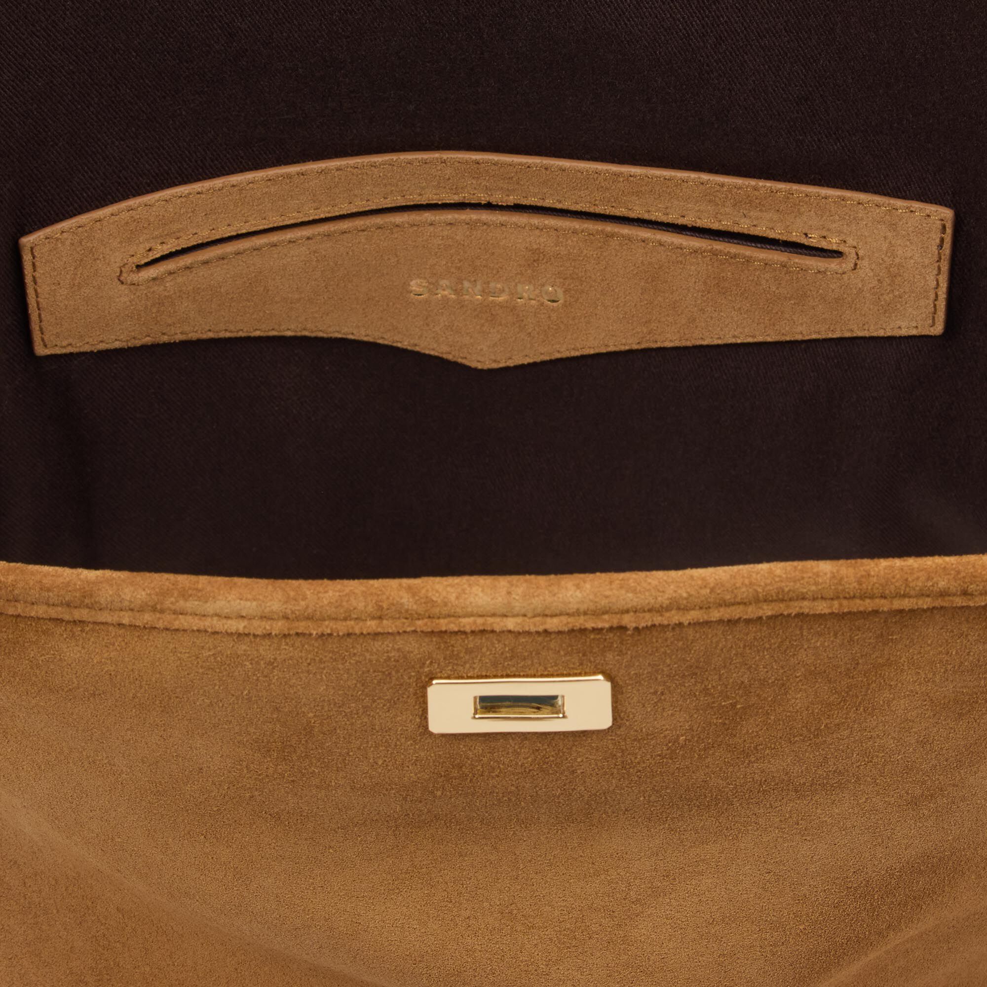 Fringed suede bucket bag TANGOSO