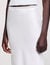 Long satin-effect skirt
