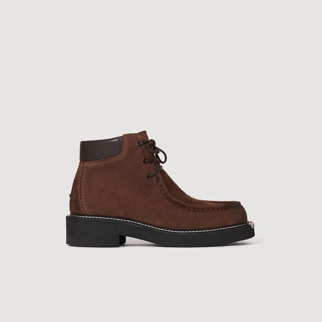Leather boots