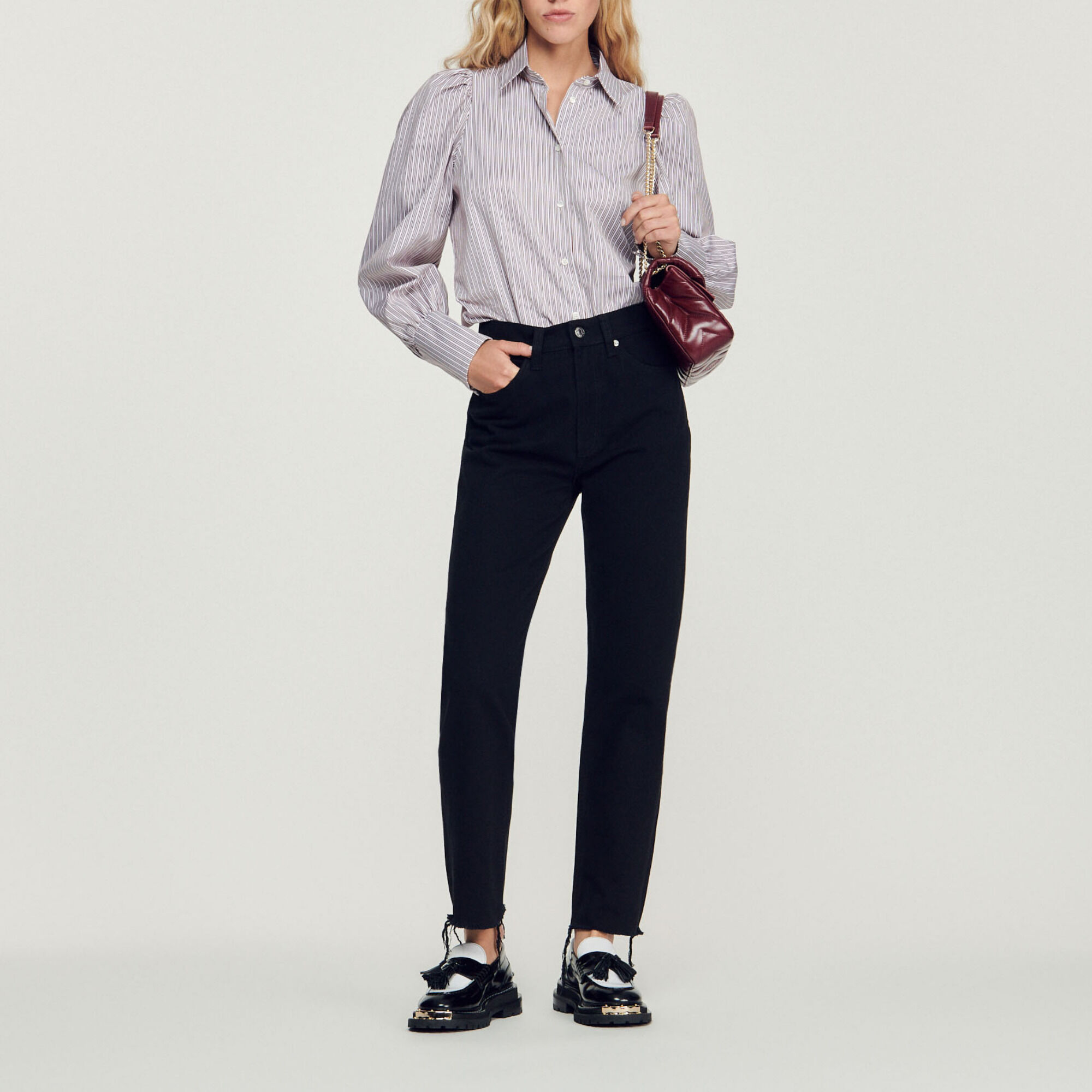 Straight-leg jeans