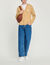 Wool cardigan with S patch