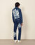 Denim jacket with tie-dye back