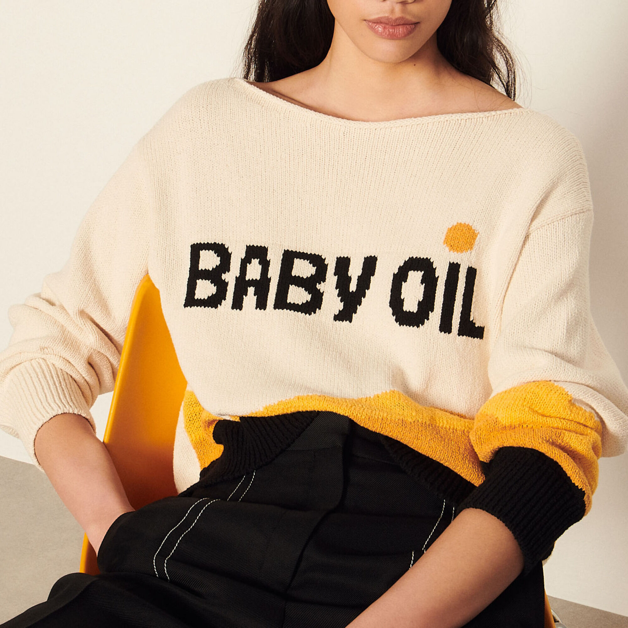 Womens graphic sweater on sale