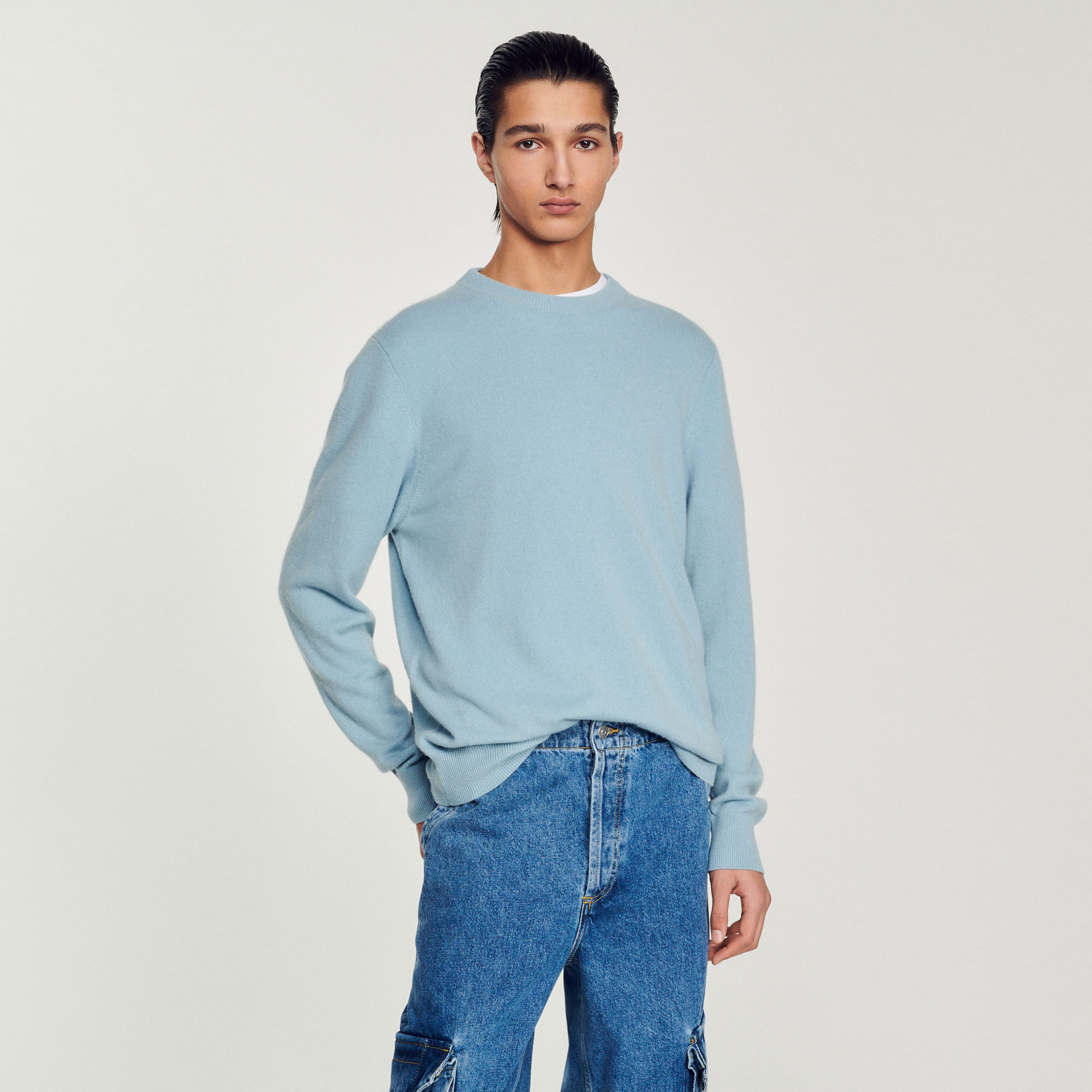 Wool and cashmere sweater
