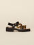 Notched rope sandals