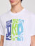 Wave print cotton T-shirt