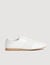 Leather running trainers