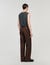 Wide-leg wool trousers