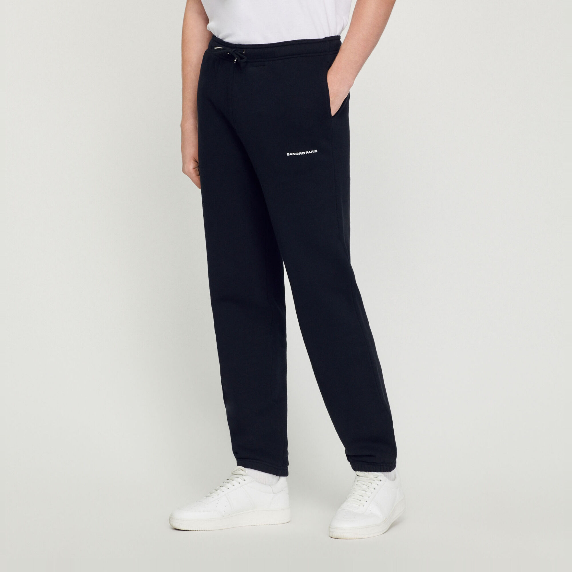 Joggers with Sandro Paris embroidery