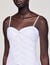 Draped bustier maxi dress