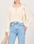 Flowing ruffled blouse
