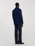 Straight-fit wool-blend coat