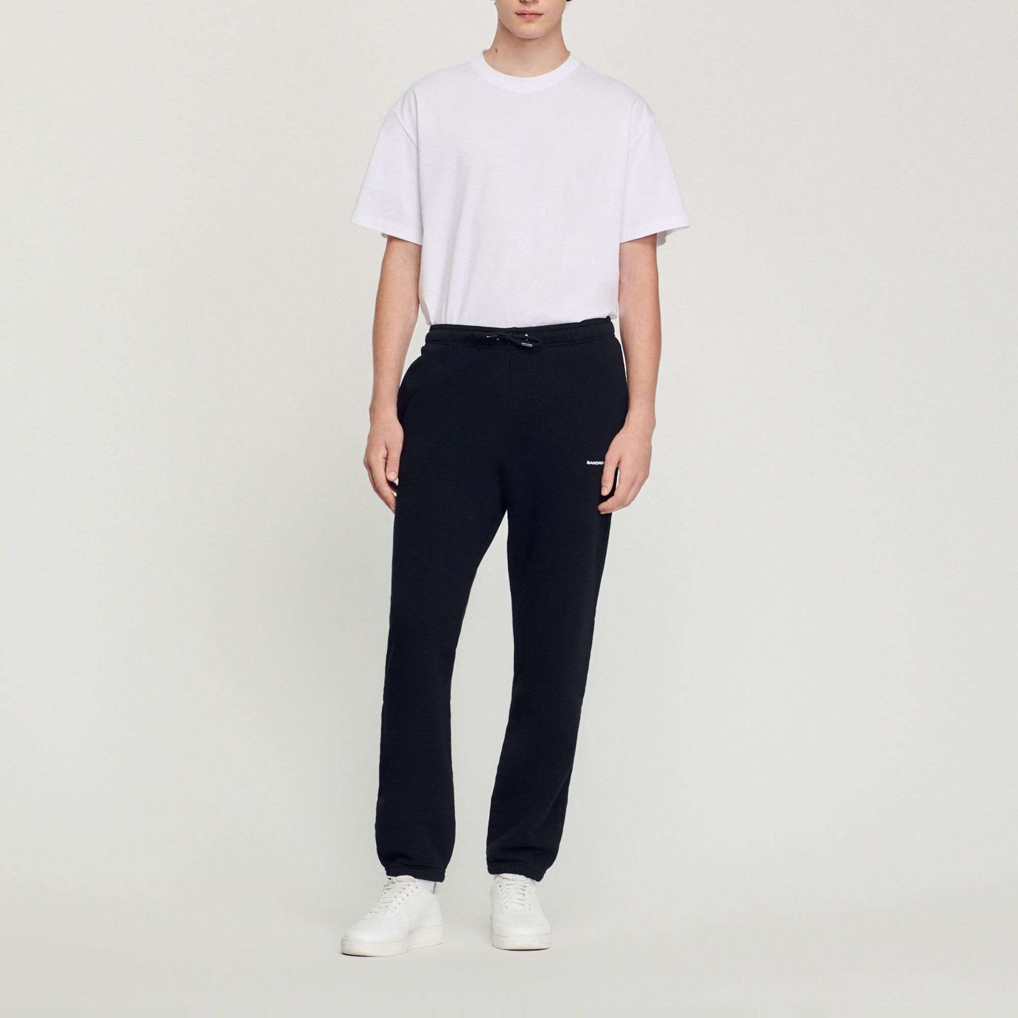 Joggers with Sandro Paris embroidery
